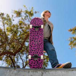 HAMbWG Pink Leopard Skateboard