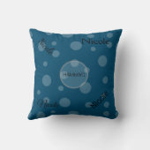 HAMbWG Polka Dot Name Kissen (Rückseite)