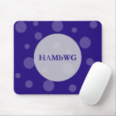 HAMbWG Polka Dots auf beliebigem Hintergrund Mousepad (Mit Mouse)