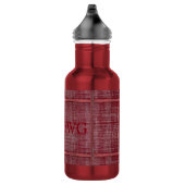 HAMbWG Rot/Rotes Wasser Flasche (18 oz) Edelstahlflasche (Rechts)