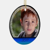 HAMbWG - Round Ornament - Royal Blue (Rechts)