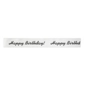 HAMbWG - Satin Ribbon - Happy Birthday Satinband (Vorderseite)