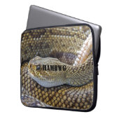 HAMbWG Schlange - 15" Neoprenschlauch Laptopschutzhülle (Vorderseite Links)