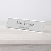 HAMbWG - Schreibtisch Name Plate - Name und Titel Schreibtischnamensplakette (Vorderseite )