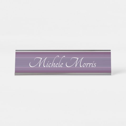 HAMbWG - Schreibtisch Name Plate - Pflaumengraben Schreibtischnamensplakette (Vorderseite )