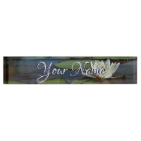 HAMbWG - Schreibtisch Name Plate - Wasserlilie
