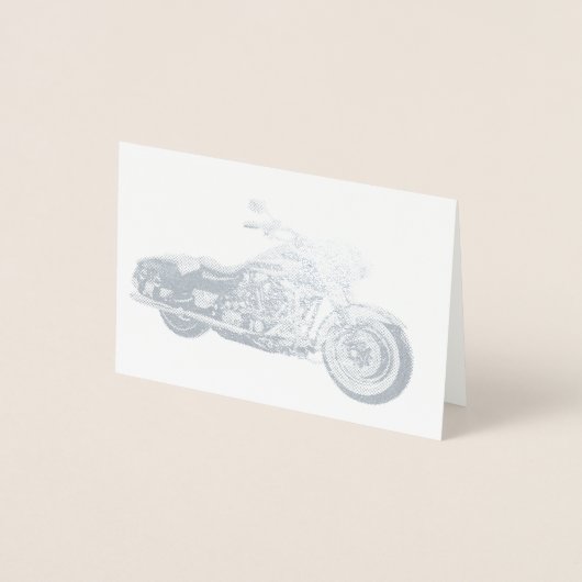 HAMbWG - Silberfolienkarte - Motorrad Folienkarte (Vorderseite)