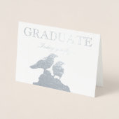 HAMbWG - Silver Foil Card - Graduate - Two Ravens Folienkarte (Vorderseite)
