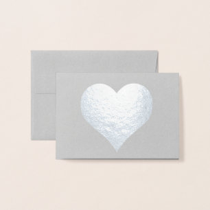 HAMbWG - Silver Foil Card - Herz Folienkarte