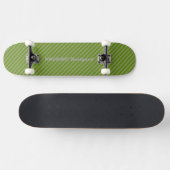 HAMbWG-Skateboard - Grüne Diagonal Skateboard (Horizontal)