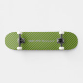 HAMbWG-Skateboard - Grüne Diagonal Skateboard (Horizontal)