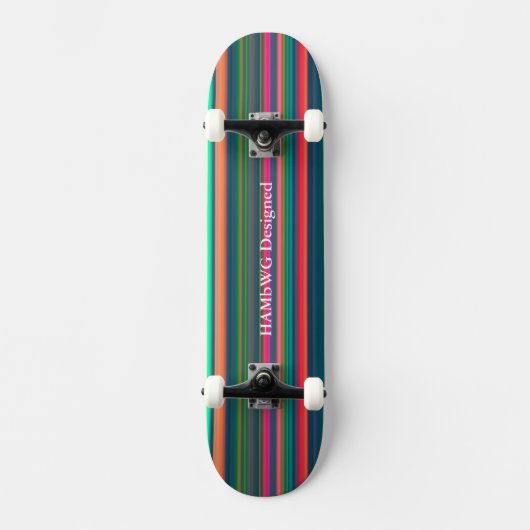 HAMbWG - Skateboards - Brillante Streifen (Vorderseite)