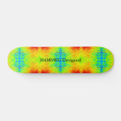HAMbWG - Skateboards - Krawatte Gelb grün (Horizontal)