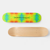 HAMbWG - Skateboards - Krawatte Gelb grün (Horizontal)