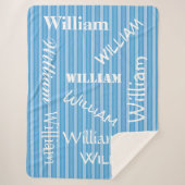 HAMbWG - Softest Fleece - Ihr Name! Sherpadecke (Vorderseite)