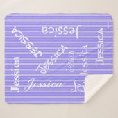 HAMbWG - Softest Fleece - Ihr Name! Sherpadecke (Vorderseite (Horizontal))