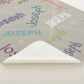 HAMbWG - Softest Fleece - Ihr Name! Sherpadecke (3/4)