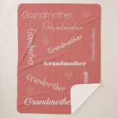 HAMbWG - Softest Fleece - Ihr Name! Sherpadecke (Vorderseite)