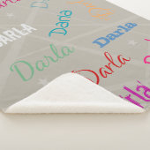 HAMbWG - Softest Fleece - Ihr Name! Sherpadecke (3/4)