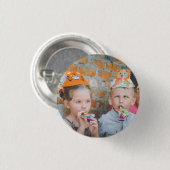 HAMbWG - Square Button - Birthday Party Kid (Vorne & Hinten)