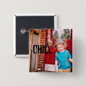 HAMbWG - Square Button - Chill (Vorne & Hinten)