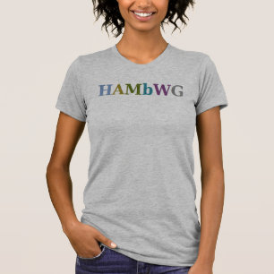 HAMbWG Sweat Shirt Dress Multi-Color Logo