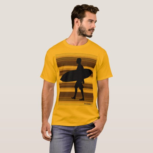 HAMbWG - T-Shirt für Kinder - Goldene Farbverläufe (Vorne ganz)