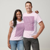 HAMbWG - T - Shirt - Rosa Streifen (Unisex)