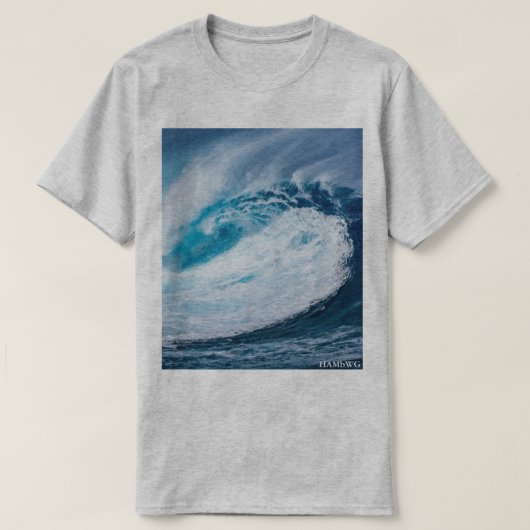 HAMbWG - T - Shirt - Wave (Design vorne)