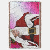 HAMbWG - Throw Blanket - Weihnachtsmann Decke (Vorderseite Vertikal)