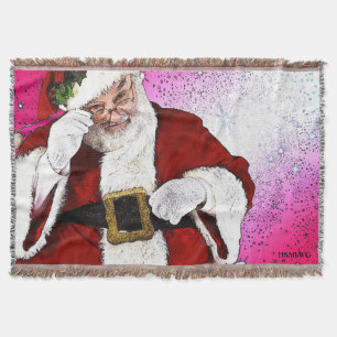 HAMbWG - Throw Blanket - Weihnachtsmann Decke