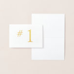 HAMbWG - Tischnummer in Foil<br><div class="desc">HAMbWG - Foil-Karten fügen Ihrem Tisch bei Ihrer Veranstaltung genau die richtige Touch hinzu. Fügen Sie einfach die Nummer in das Textfeld ein und wählen Sie die gewollt Farbfolie. Für jede Tischnummer muss eine neue Karte erstellt werden.</div>