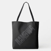 HAMbWG - Tote Bag - Black HAMbWG Logo Tasche (Rückseite)