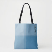 HAMbWG Tote Bag - Blue Kariert Tasche (Vorderseite)