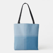 HAMbWG Tote Bag - Blue Kariert Tasche (Rückseite)