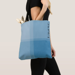 HAMbWG Tote Bag - Blue Kariert Tasche