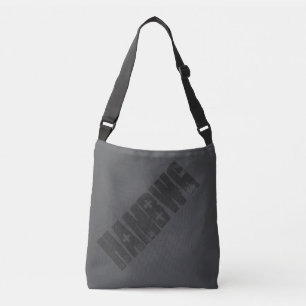 HAMbWG - Tote Bag - Charcoal HAMbWG Logo Tragetaschen Mit Langen Trägern