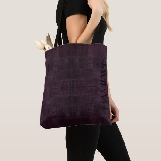 HAMbWG Tote Bag - Dunkle Kirschplatte erschüttert Tasche (Von Nahem)
