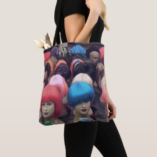 HAMbWG - Tote Bag - Farbige Wigs Tasche