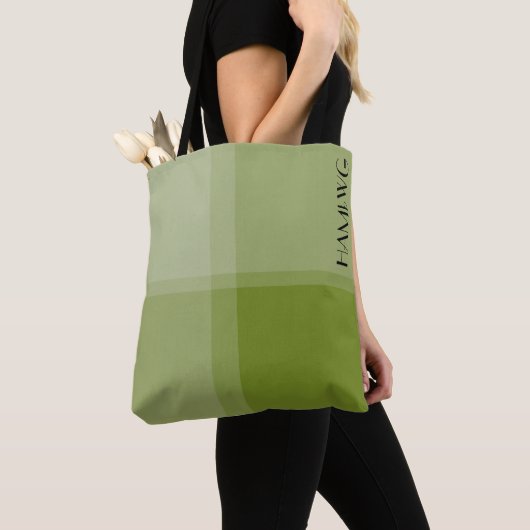 HAMbWG Tote Bag - Grün Kariert Tasche (Von Nahem)