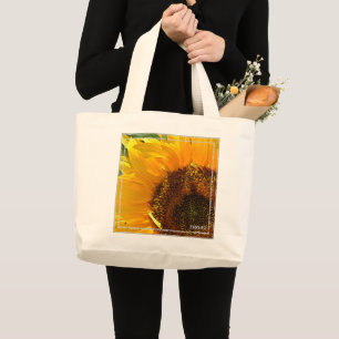 HAMbWG - Tote Bag - Malte Sonnenblume Jumbo Stoffbeutel