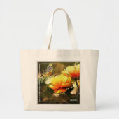 HAMbWG - Tote Bag - Orange Butterfl Jumbo Stoffbeutel (Vorne)