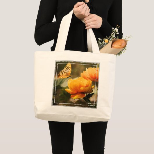 HAMbWG - Tote Bag - Orange Jumbo Stoffbeutel (Vorderseite (Produkt))