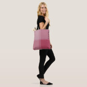 HAMbWG Tote Bag - Rose Kariert Tasche (Am Model)