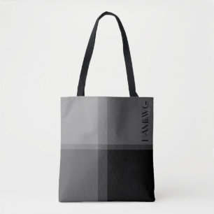 HAMbWG Tote Bag - Schwarz Kariert Tasche