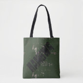 HAMbWG - Tote Bag - Schwarz/Leaf Green Reverse Tasche (Vorderseite)