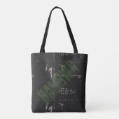 HAMbWG - Tote Bag - Schwarz/Leaf Green Reverse Tasche (Rückseite)