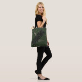 HAMbWG - Tote Bag - Schwarz/Leaf Green Reverse Tasche (Am Model)