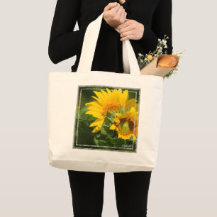 HAMbWG - Tote Bag - Sonnenblume Jumbo Stoffbeutel