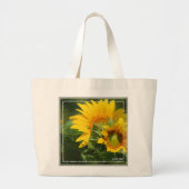 HAMbWG - Tote Bag - Sonnenblume Jumbo Stoffbeutel (Vorne)